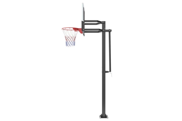 Баскетбольная стойка стационарная Unix Line B-Stand-PC 54"x32" R45 H230-305см BSTSSTPR305_54PCBK фото 9