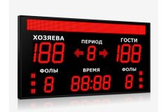 Табло для баскетбола Импульс 724-D24x6-D18x7-S12x160xP10-S6-A2