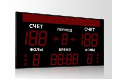Табло для баскетбола Импульс 731-D31x6-D24x7-S16x192xP10-S6-A2