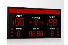 Табло для баскетбола Импульс 721-D21x6-D15x7-S12x160xP10-S6-A2