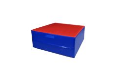 Мат для соскоков 100х100х40см винилискожа-антислип (ппу) Dinamika ZSO-001397