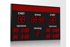 Табло для хоккея Импульс 721-D21x4-D18x5-L4xD13x5-S16x192xP10