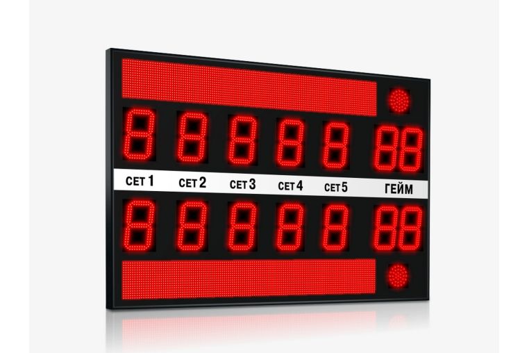 Табло для тенниса Импульс 721-L2xD21x7-L2xS16x128xP10-S2 