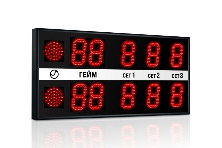 Табло для тенниса Импульс 715-L2xD15x5-S2 