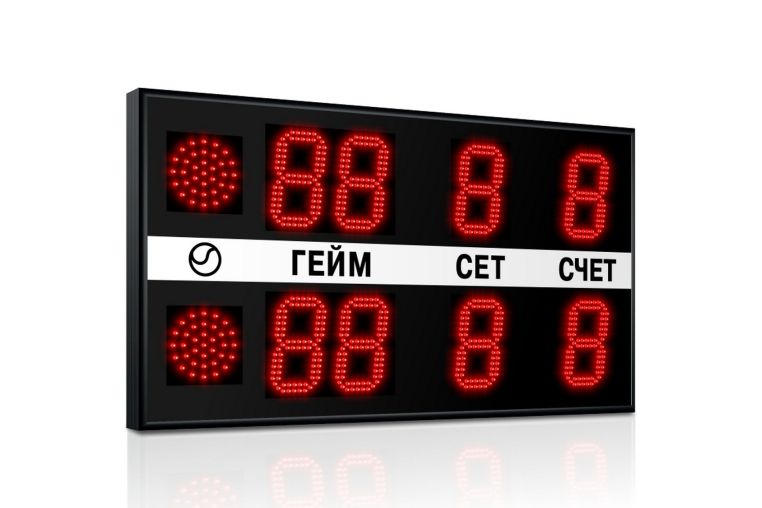 Табло для тенниса Импульс 715-L2xD15x4-S2 