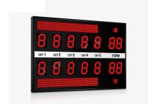 Табло для тенниса Импульс 713-L2xD13x7-L2xS8x64xP10-S2
