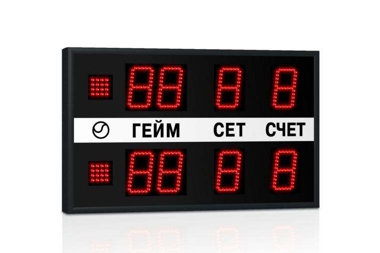 Табло для тенниса Импульс 710-L2xD10x4-S2 
