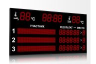 Табло для плавания Импульс 713-D18x8-L3xD13x7-L3xS12x96xP10-T-T2