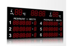 Табло для плавания Импульс 713-D18x8-L6xD13x7-T-T2