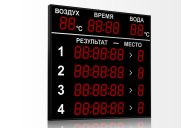 Табло для плавания Импульс 713-D13x8-L4xD13x7-T-T2
