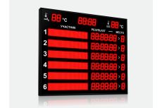 Табло для плавания Импульс 710-D10x8-L6xD10x7-L6xS10x64xP10-T-T2