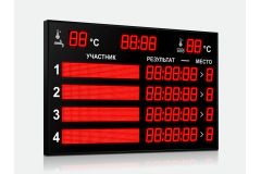 Табло для плавания Импульс 710-D10x8-L4xD10x7-L4xS10x64xP10-T-T2