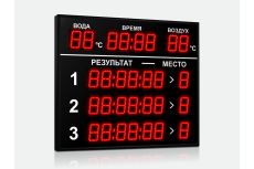 Табло для плавания Импульс 710-D10x8-L3xD10x7-T-T2