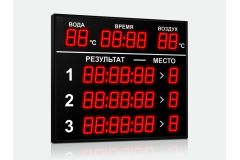 Табло для плавания Импульс 710-D10x8-L3xD10x7-T-T2