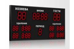 Табло для хоккея Импульс 721-D21x4-D18x5-L4xD13x5