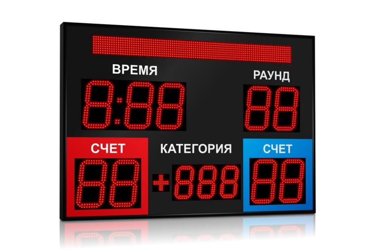 Табло для бокса Импульс 721-D21х9-D15x3-S8x96xP10-P1 
