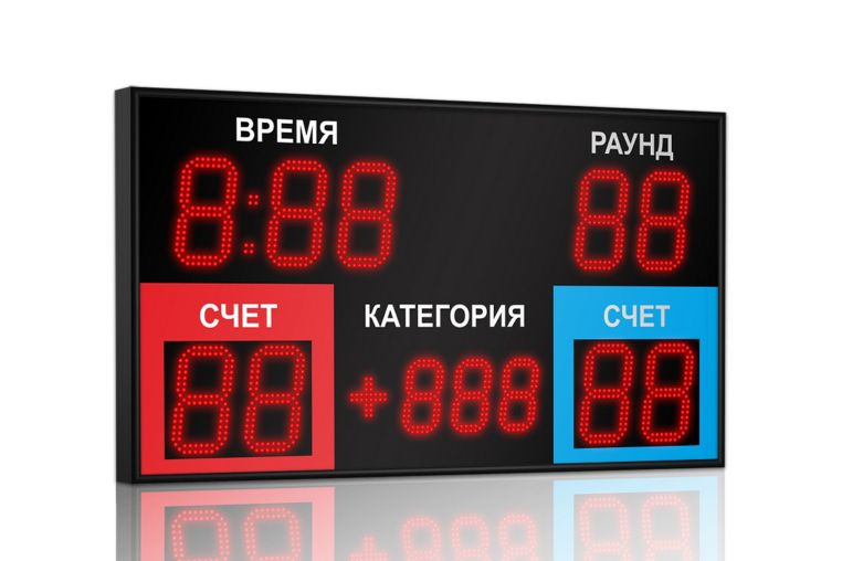 Табло для бокса Импульс 718-D18х9-D13x3-P1 