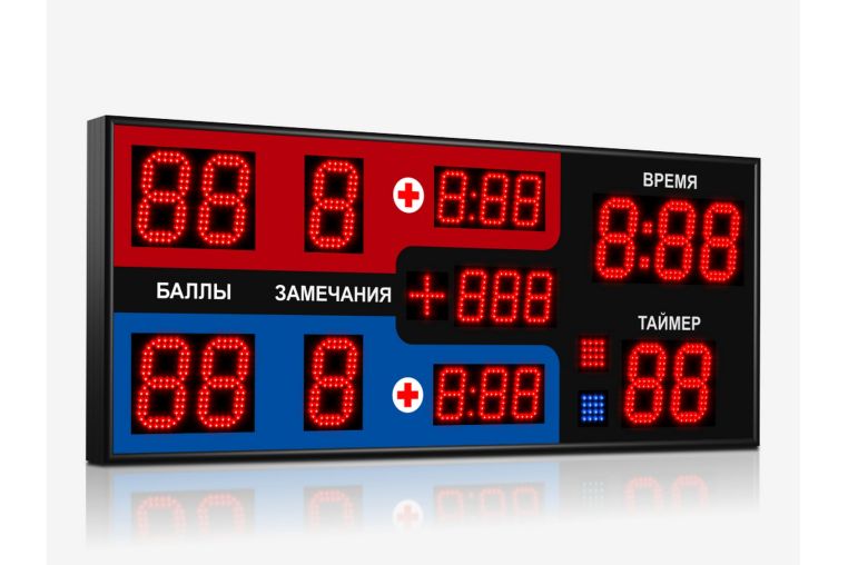 Табло для самбо Импульс 713-D13x11-D8x9-S2-P1 