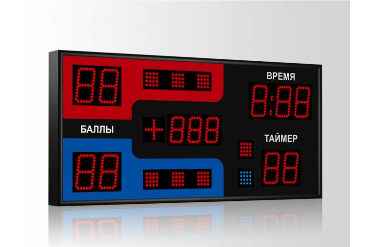 Табло для самбо Импульс 710-D10x9-D8x3-S8-P1 