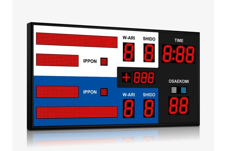 Табло для дзюдо Импульс 713-D13x9-D8x3-L2xS8x64xP10-L2xS8x32xP10-S4-P1 