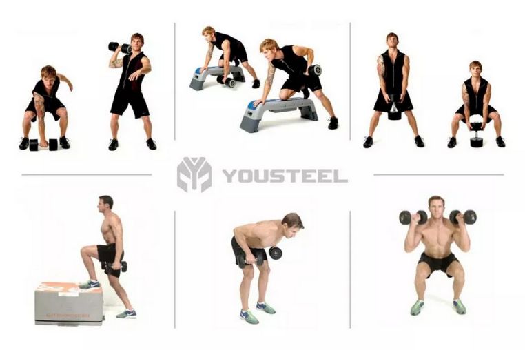 Гантель EVO 30кг полиуретановая YouSteel фото 3