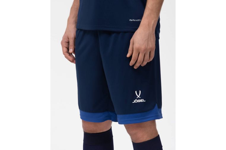 Шорты игровые Jogel DIVISION PerFormDRY Union Shorts, темно-синий/синий/белый фото 6