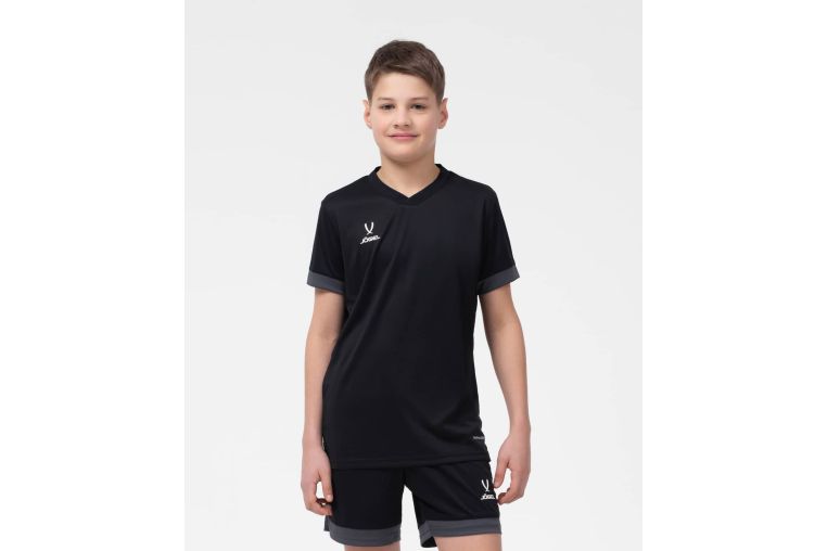 Футболка игровая Jogel DIVISION PerFormDRY Union Jersey, черный/темно-серый/белый фото 1
