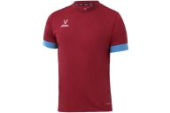 Футболка игровая Jogel DIVISION PerFormDRY Union Jersey, гранатовый/голубой/белый