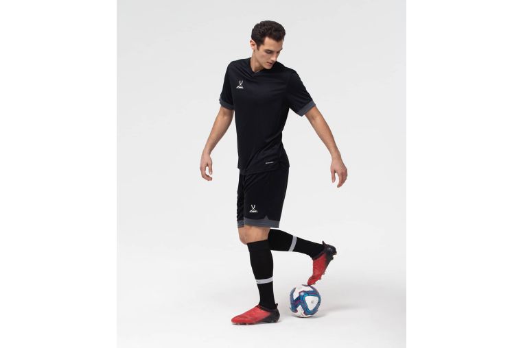 Шорты игровые Jogel DIVISION PerFormDRY Union Shorts, черный/темно-серый/белый фото 5