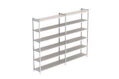 Стеллаж для хранения инвентаря открытый (полки металл) 1900*2500*350 мм Spektr Sport