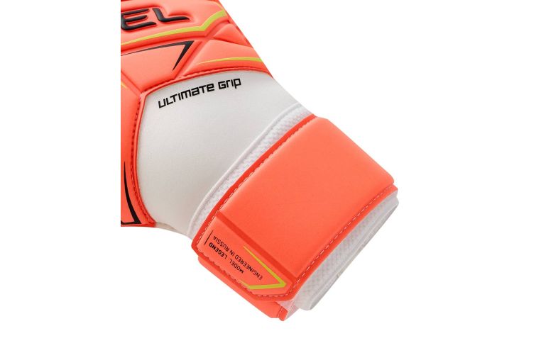 Перчатки вратарские Jogel Legend UL4 Roll Negative, коралловый фото 5
