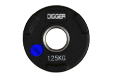 Диск олимпийский обрезиненный 3-х хватовый 1,25кг Hasttings Digger HD51C1C-1,25