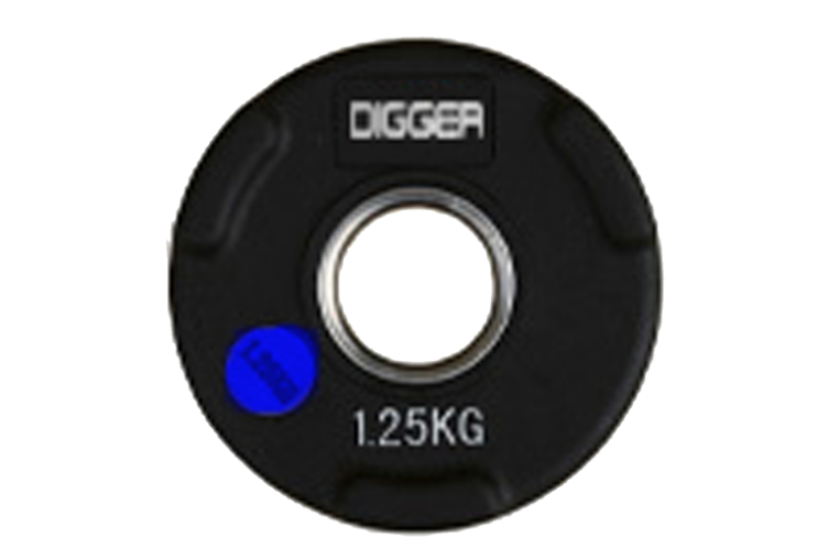 Диск олимпийский обрезиненный 3-х хватовый 1,25кг Hasttings Digger HD51C1C-1,25 