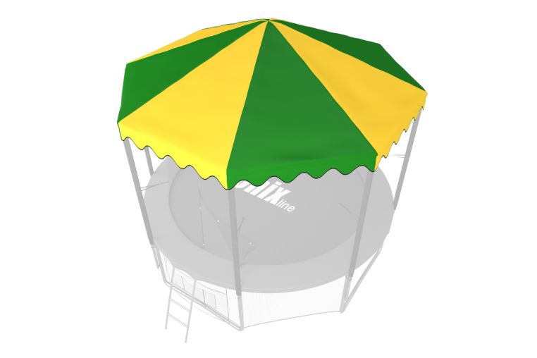Крыша для батута UNIX Line 8 ft Green/Yellow фото 1