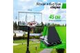 Баскетбольная стойка UNIX Line B-Stand-TG 54x32" R45 H230-305 см фото 2
