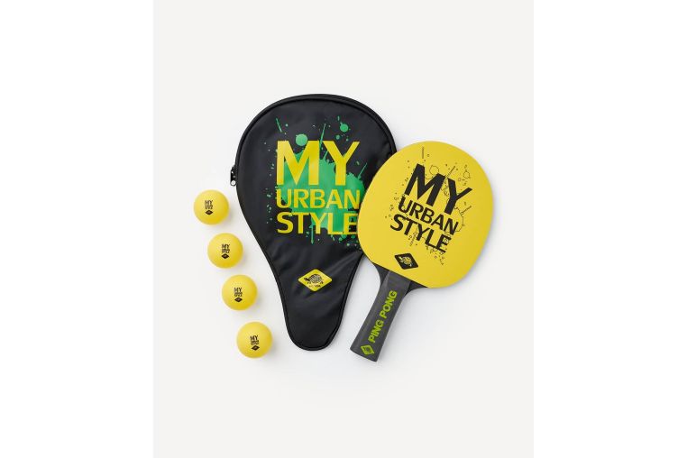 Набор для настольного тенниса Donic My Urban Style, 1 ракетка, 4 мяча, чехол фото 3