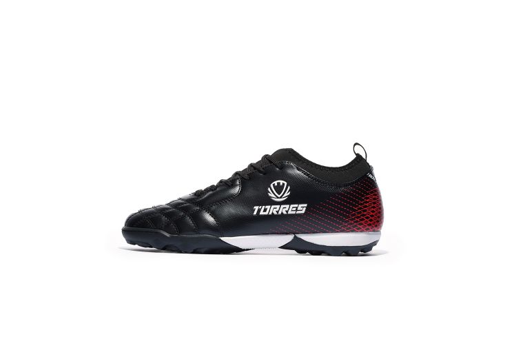 Бутсы футбольные (многошиповки) подростковые Torres BOLA-J TS2342310-124 с носком, чёрный 