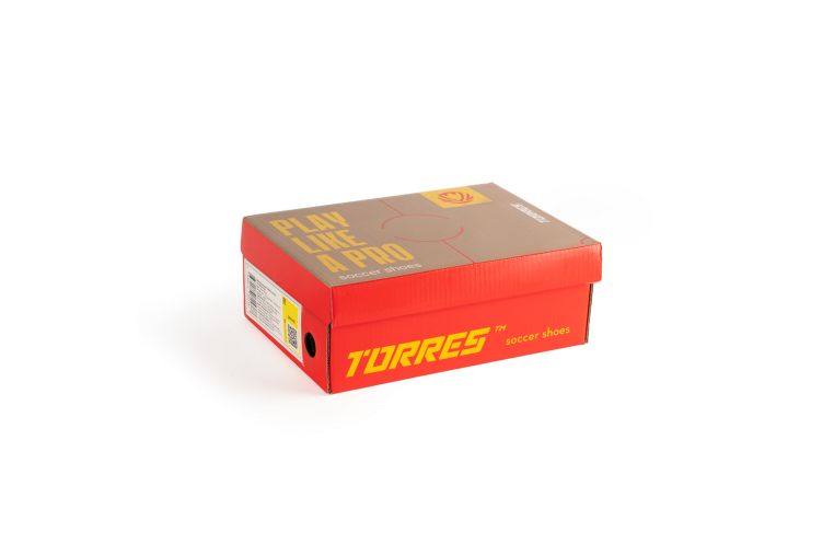 Бутсы зальные детские Torres RAYO KID TS134235-124 чёрно-оранжевый фото 7