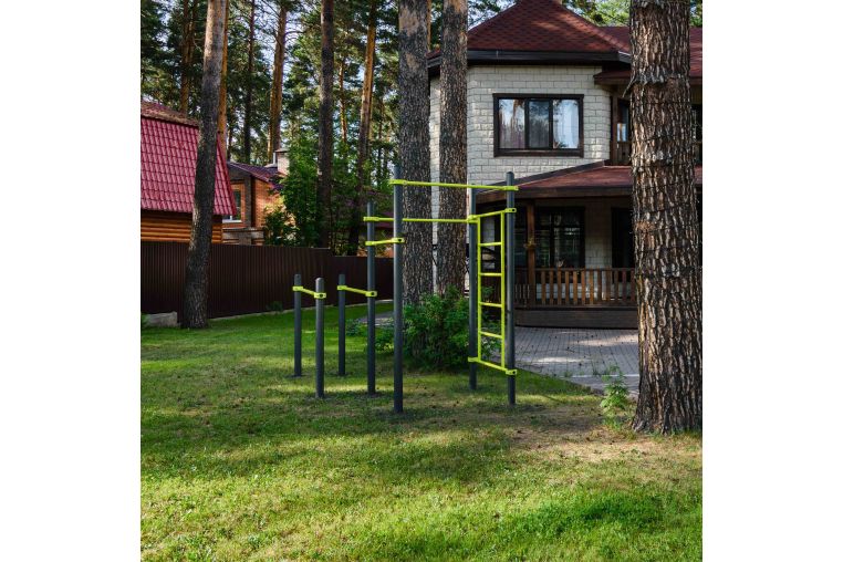W217 Воркаут (брусья, 3 перекладины, шведская стенка) ZAVODSPORTA фото 5