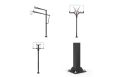 Баскетбольная стойка стационарная UNIX Line B-Stand-TG PRO 72"x42" R45 H230-305 см фото 11