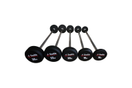 Набор обрезиненных фиксированных штанг Smith DB145-BS 10-30кг с прямой ручкой, шаг 5кг