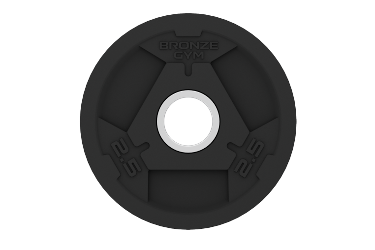 Диск олимпийский BRONZE GYM обрезиненный 2,5 кг 