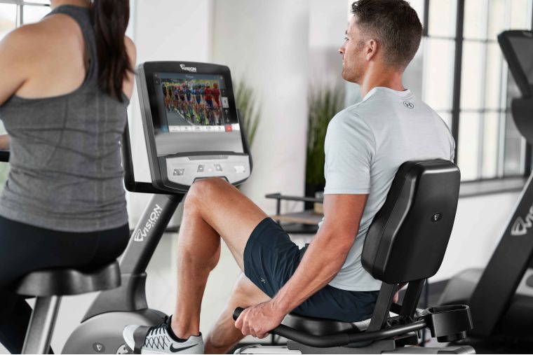 Вертикальный велотренажер Vision U600E фото 2