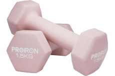 Гантели неопреновые гексагональные 2шт по 1,5кг PROIRON Г2015НГ Гантели неопреновые гексагональные 2шт по 1,5кг PROIRON Г2015НГ