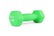 Гантель неопреновая 1,5 кг Start Up HY-D-021 зеленый Гантель неопреновая 1,5 кг Start Up HY-D-021 зеленый