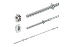 Гриф d25мм, дл1,8м, макс.вес 150кг + 2 замка-гайки Start Up HY-B-017